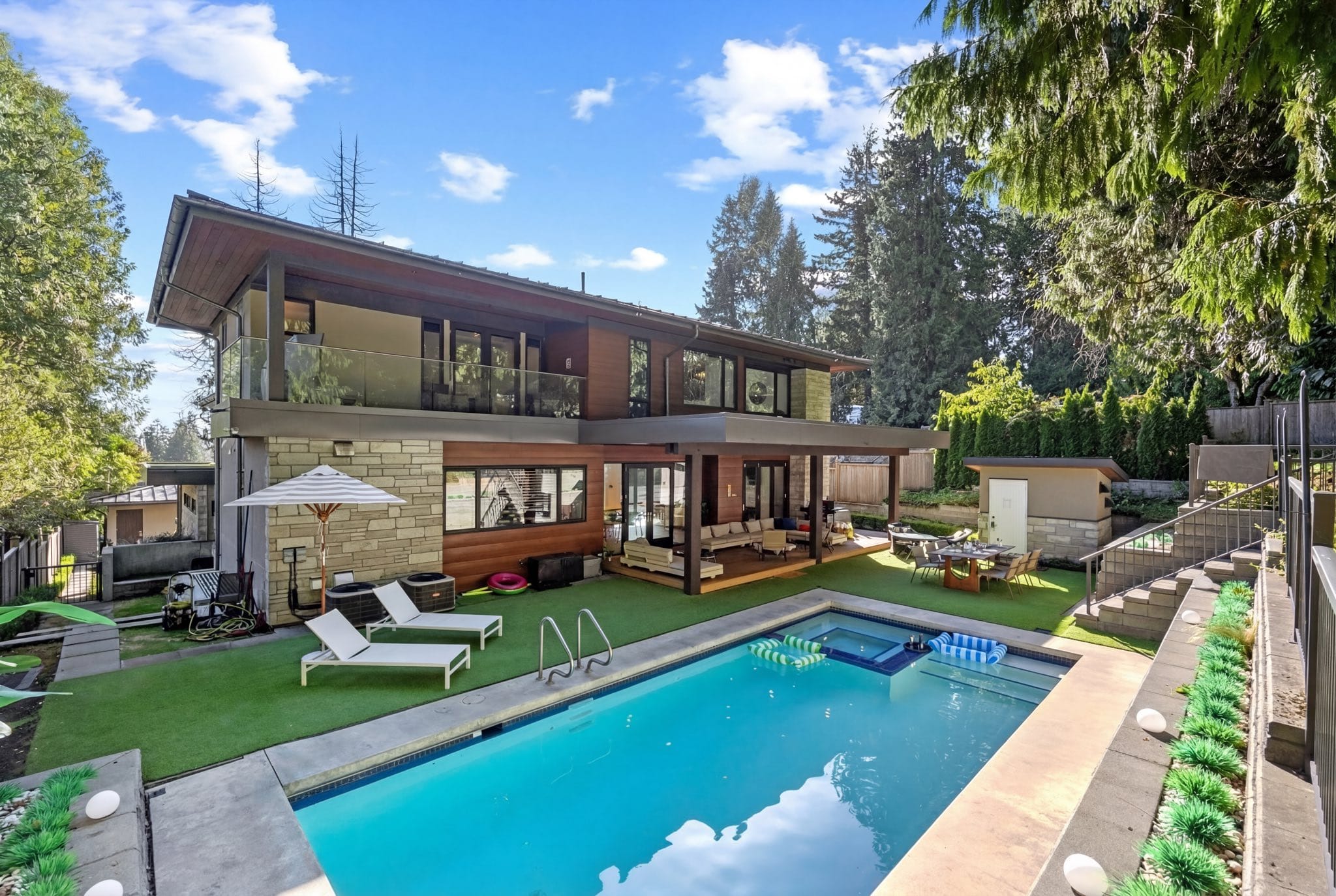 A private West Vancouver home managed by Luvilla